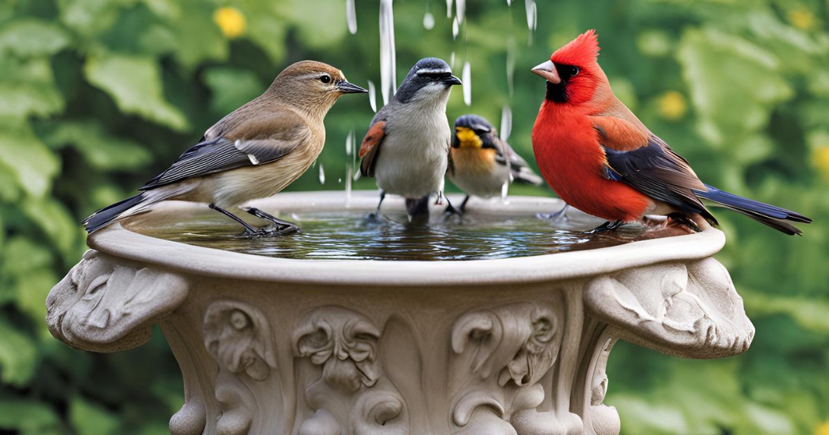 Outdoor Bird Bath