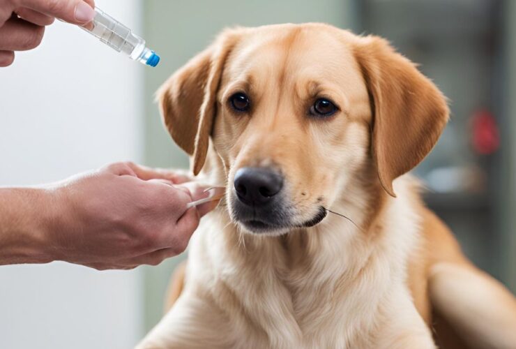 Dog behavior change after vaccination