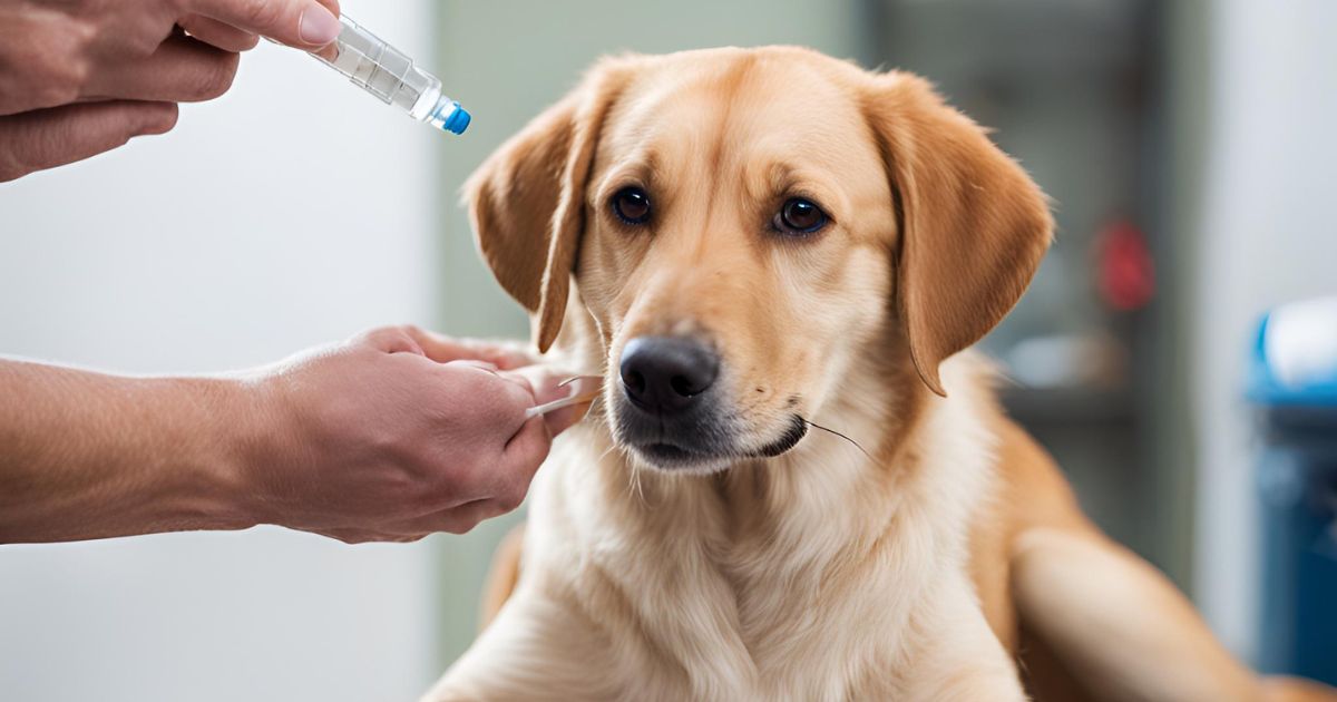 Dog behavior change after vaccination